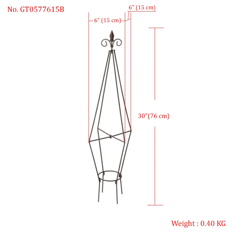 3D Steel Garden Trellis – Foldable Climbing Plant Support, Custom Sizes & Paint Options