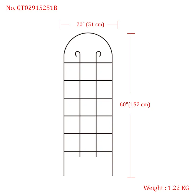 Black Iron Trellis for Potted Plant Support Butterfly Metal Trellis for Climbing Roses Vine Flower