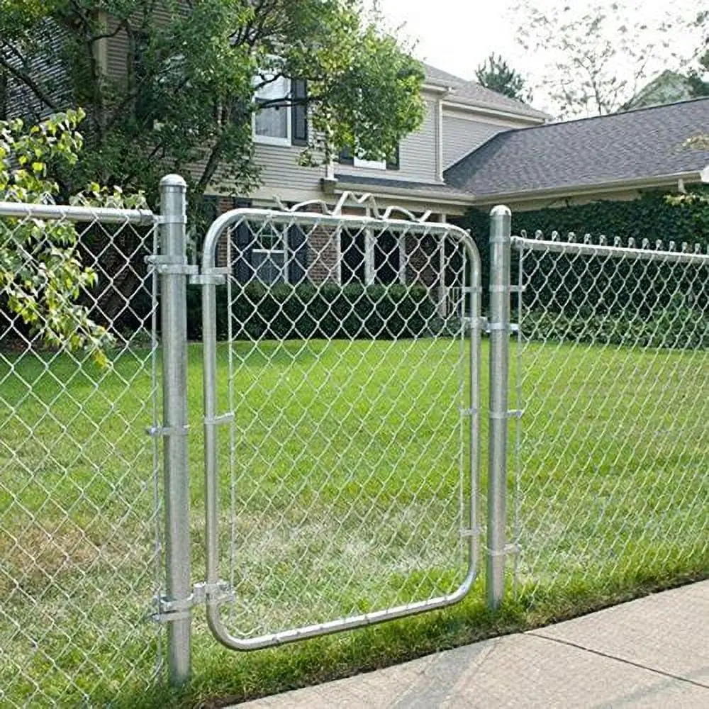 Galvanized chain link fence system