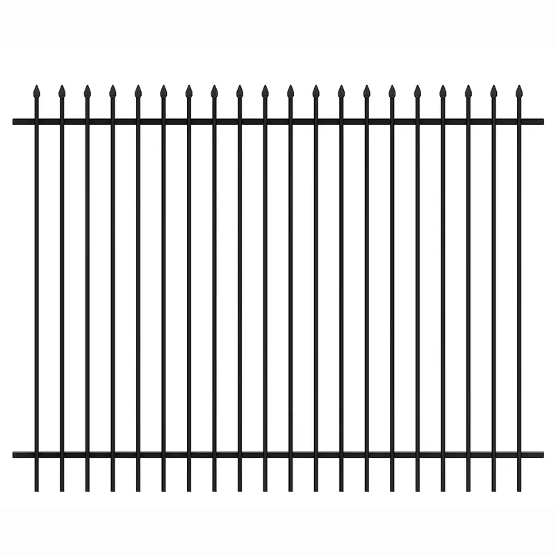 Home Garden Ornamental Black Decorative Steel Fence panel