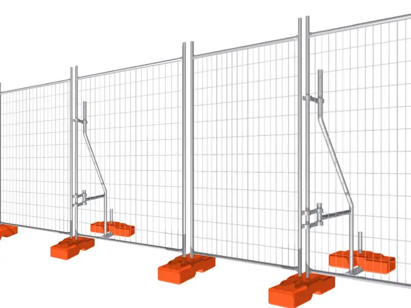 Welded galvanized temporary fence panel