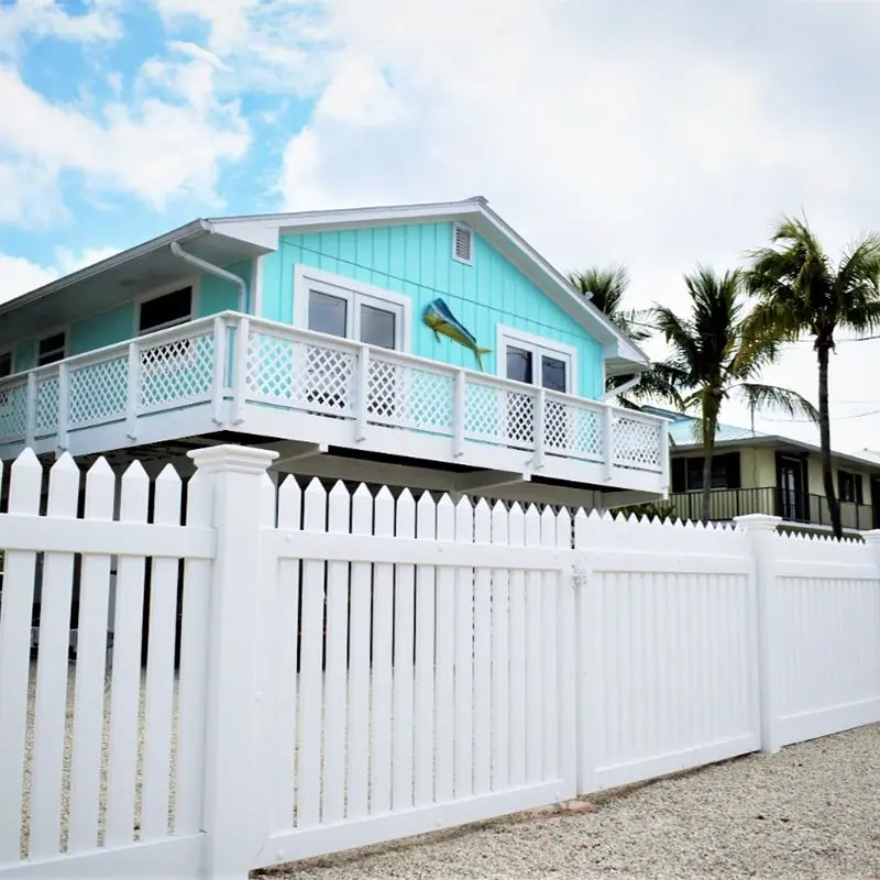 White Pvc Fence Vinyl Fence Panels