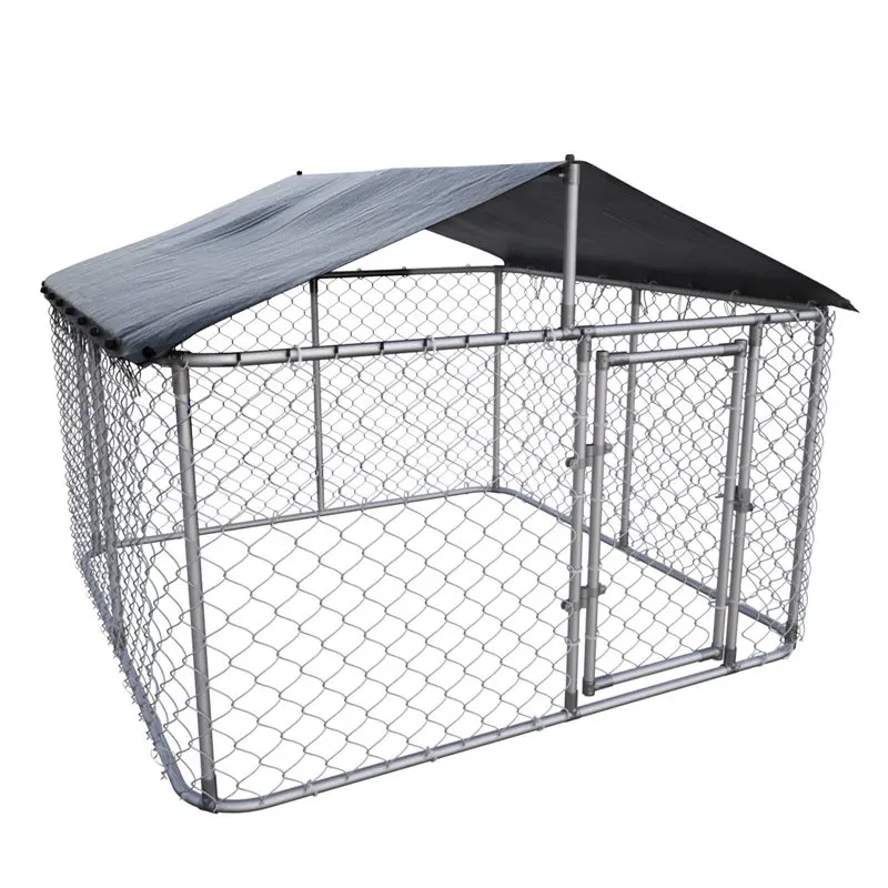 Wholesale Outdoor Large Iron Fence Chain Link Dog Kennel